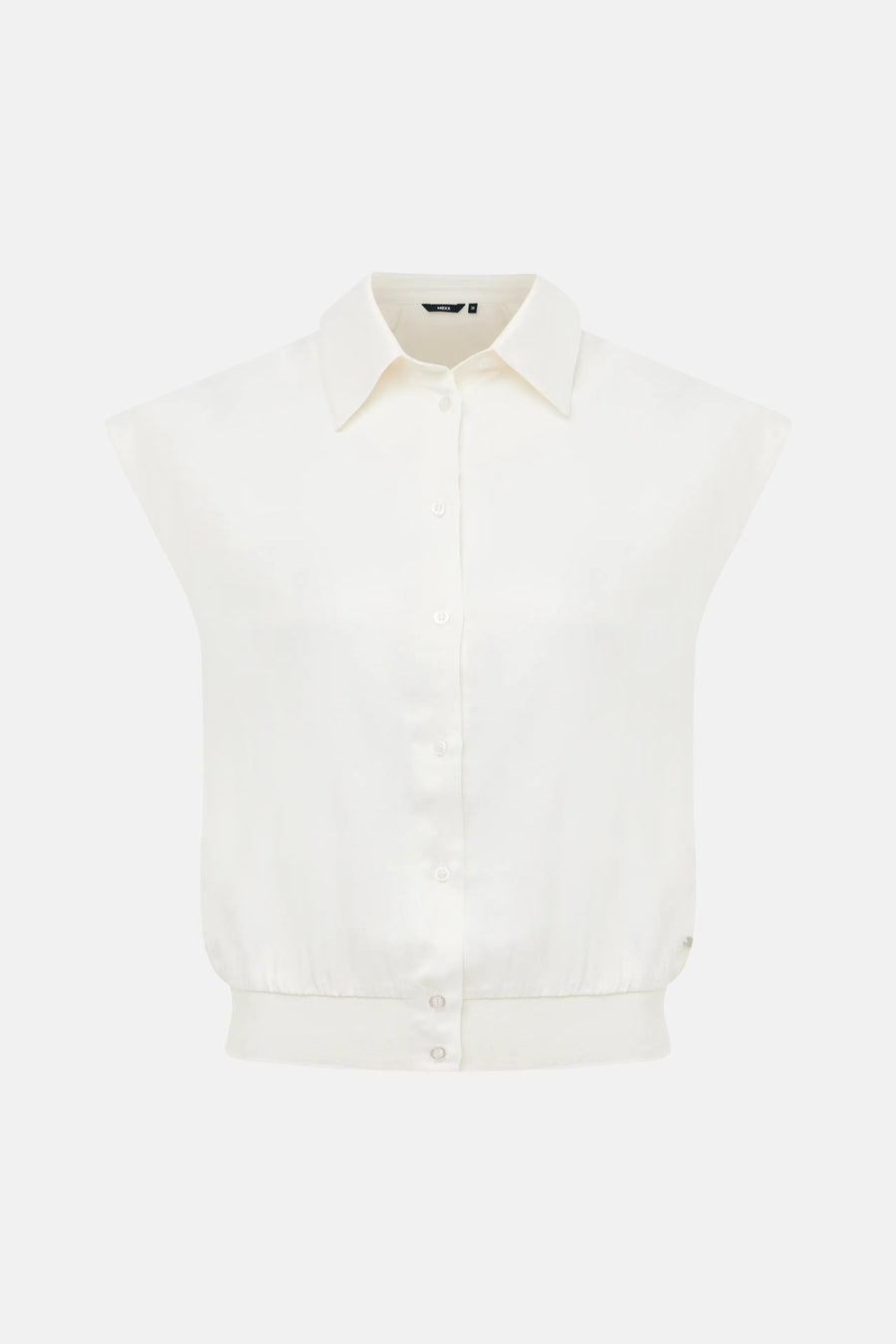 Blouse met korte mouwen - wit