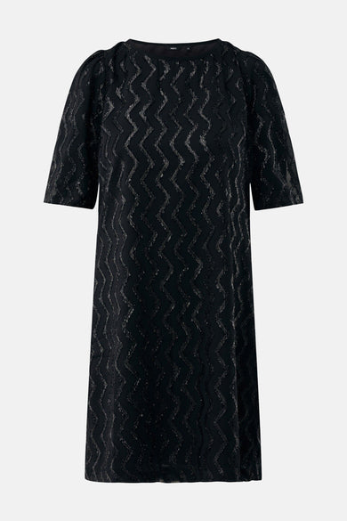 Kleedje met korte mouwen - zwart