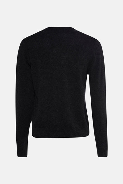 Zwarte cardigan van MEXX, in fijne brei, met een klassieke pasvorm en lange mouwen.