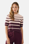 Pull à col rond - multicolore