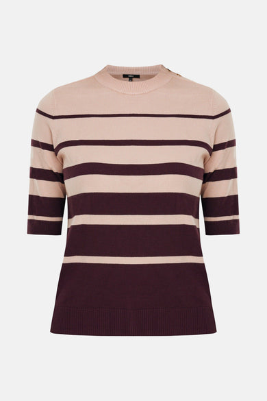 Pull met ronde hals - multicolor