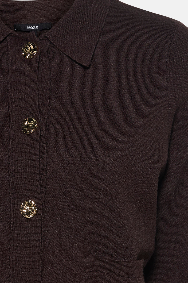 Cardigan - bruin