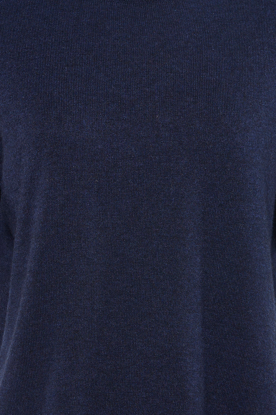 MEXX blauwe trui met fijne, zachte ribgebreide textuur.