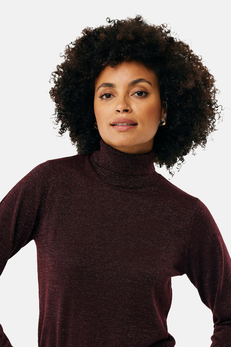 Trui met rolkraag rood - MEXX