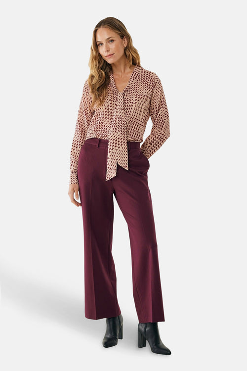 Pantalon de costume - Bordeaux