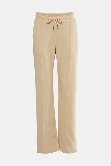 Jogging beige de MEXX, avec cordon de serrage à la taille et détails de couture verticaux.