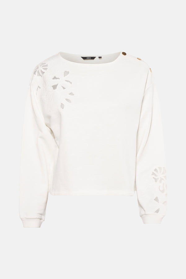 Sweat col rond Écru - MEXX