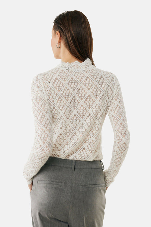 T-shirt met lange mouwen - Wit