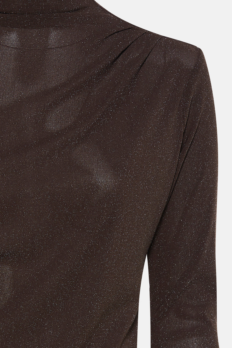 T-shirt met lange mouwen - bruin