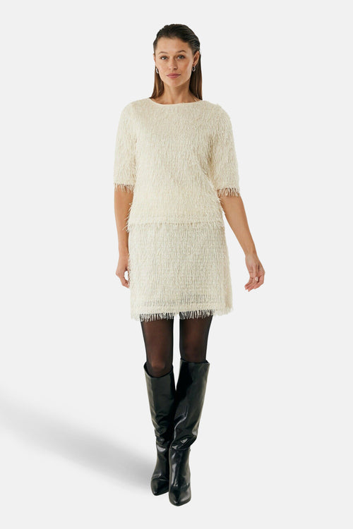 T-shirt à manches courtes - écru