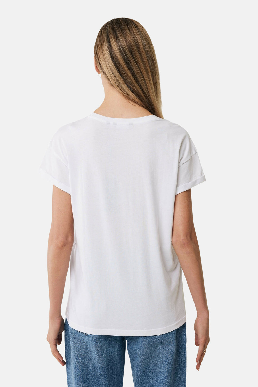 Top uni manches courtes Blanc - MEXX