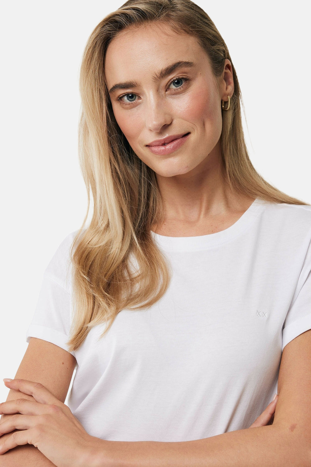 Top uni manches courtes Blanc - MEXX