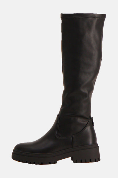 Bottes noires de MEXX, avec une tige haute souple et une semelle crantée épaisse.