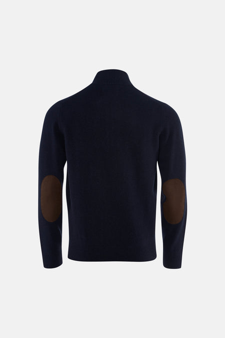 Pull à col roulant - bleu