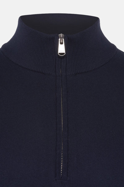 Pull col roulé Bleu - BARBOUR