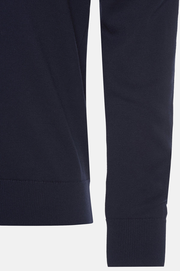 Pull col roulé Bleu - BARBOUR