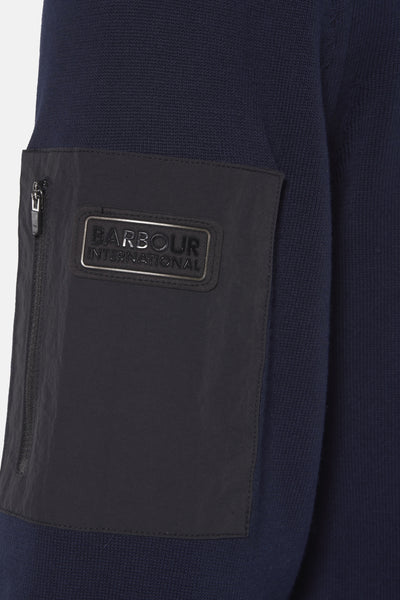 Pull col roulé Bleu - BARBOUR