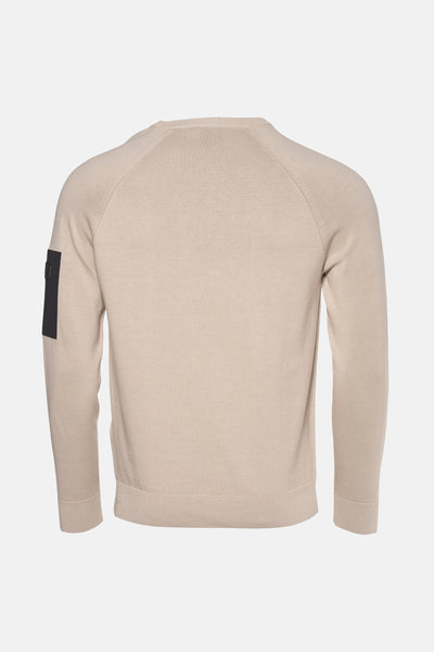 Trui met ronde hals Beige - BARBOUR