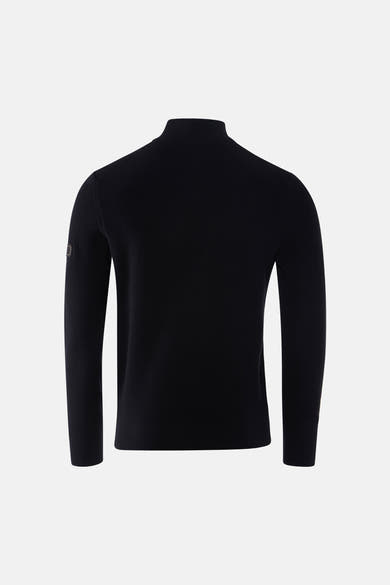 Pull met rolkraag - zwart