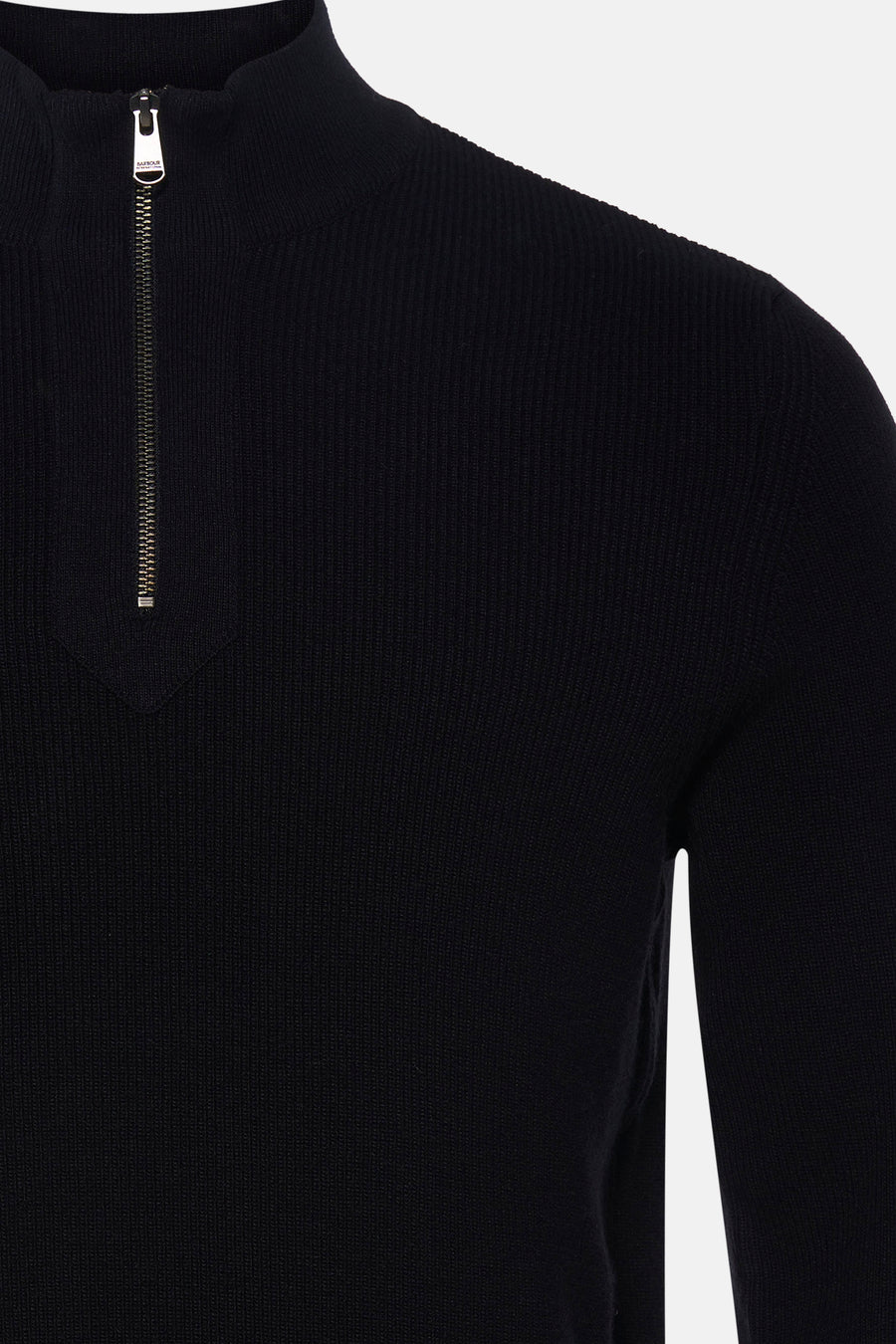 Pull met rolkraag - zwart