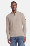 Pull à col roulant - beige