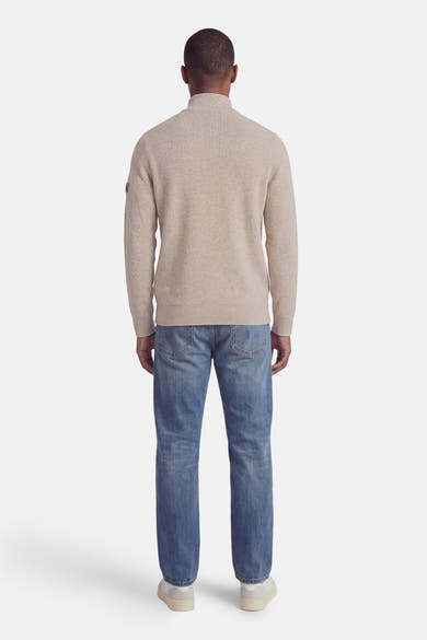 Pull à col roulant - beige