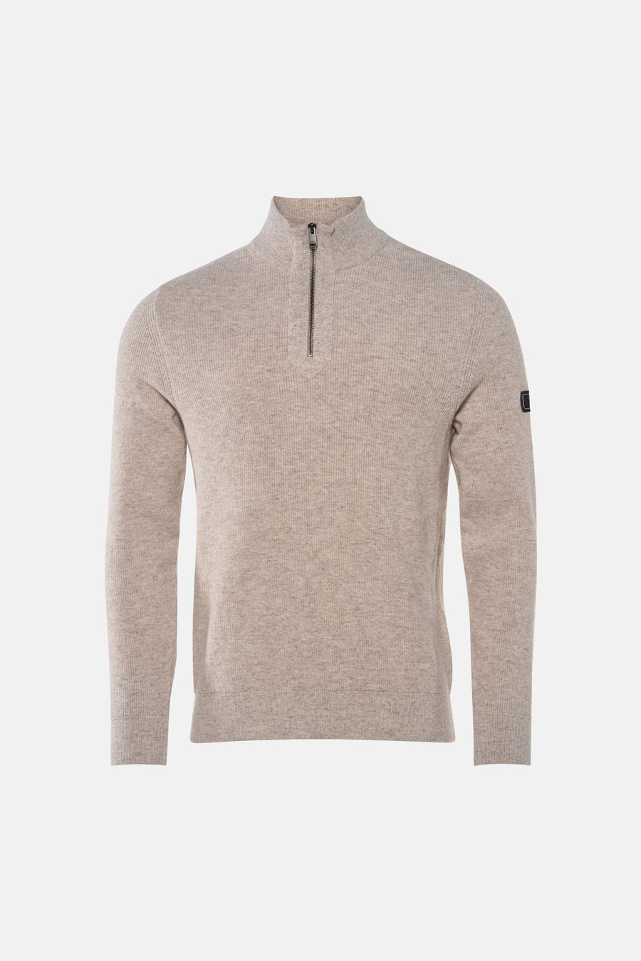 Pull à col roulant - beige