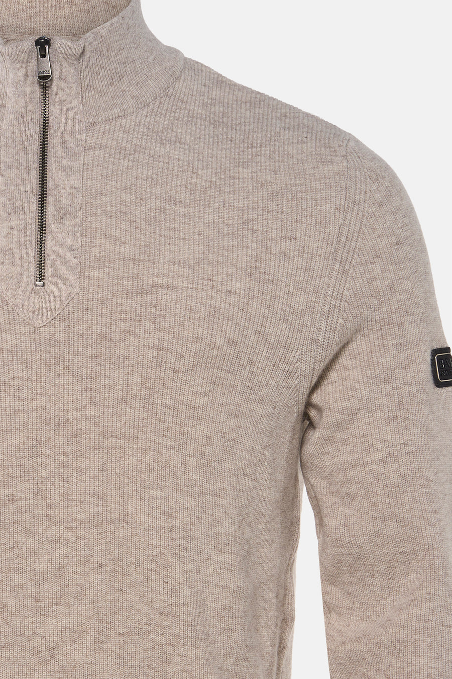 Pull à col roulant - beige