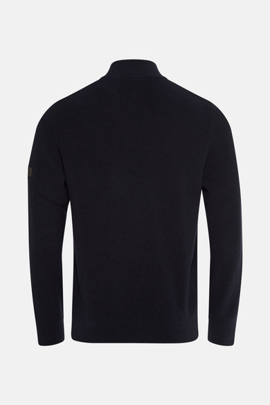 Pull met rolkraag - blauw