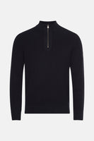 Pull à col roulé - bleu