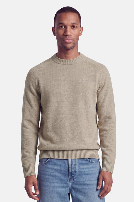 Pull O-hals - grijs