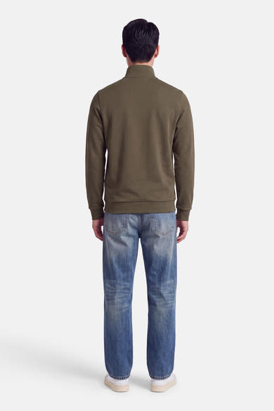 Sweater met rolkraag - khaki