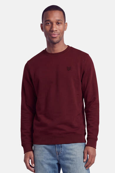 Sweater O-hals - Bordeaux