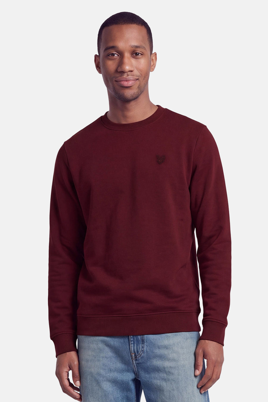 Sweater O-hals - Bordeaux