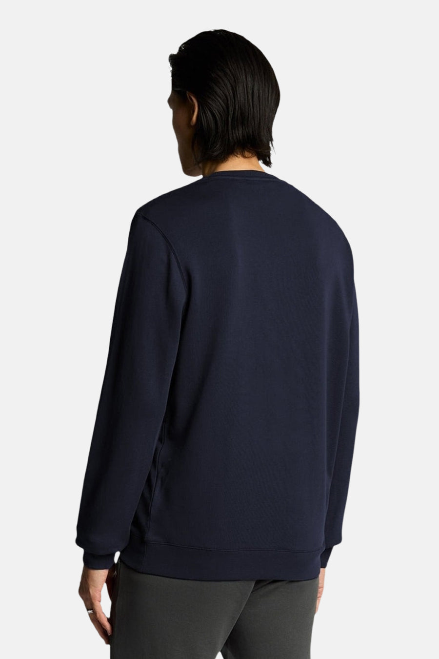 Sweat col O - bleu