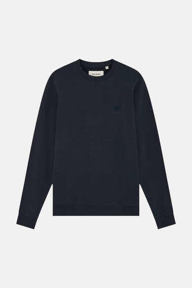 Sweat col O - bleu
