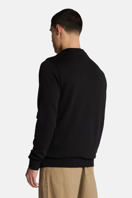 Sweater O-hals - zwart