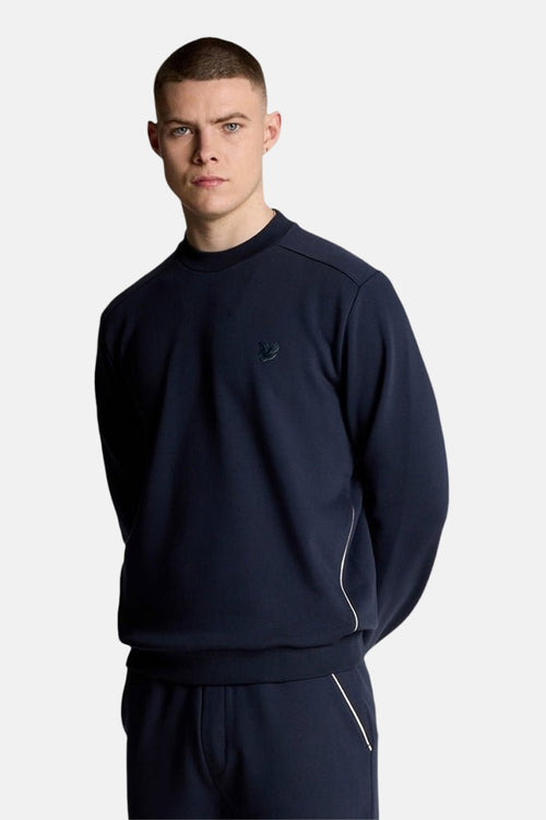 Sweat col rond Bleu - LYLE & SCOTT