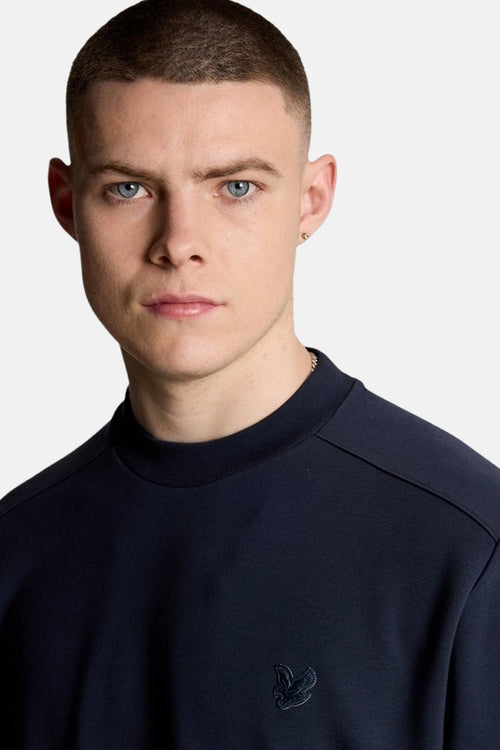 Sweat col rond Bleu - LYLE & SCOTT