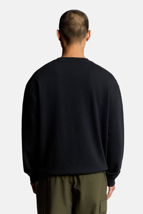 Sweat col rond bleu - LYLE & SCOTT