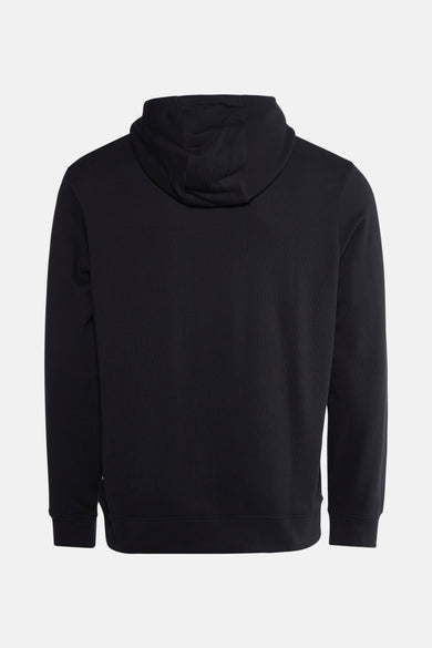 Sweat à capuche noir de LYLE & SCOTT, vue de dos.