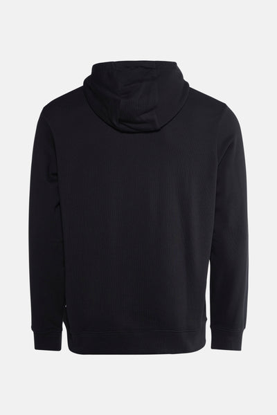 Sweat à capuche noir de LYLE & SCOTT, vue de dos.