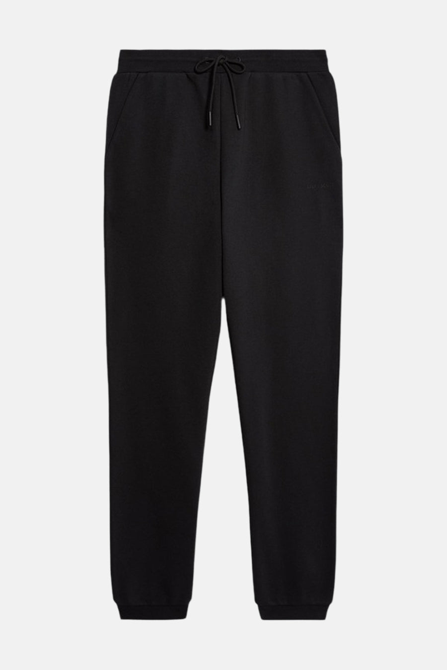 Zwarte joggingbroek van LYLE & SCOTT met taillekoord en elastische boorden.