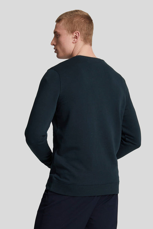Sweat col rond Bleu - LYLE & SCOTT