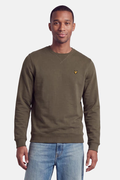 Sweater O-hals - khaki
