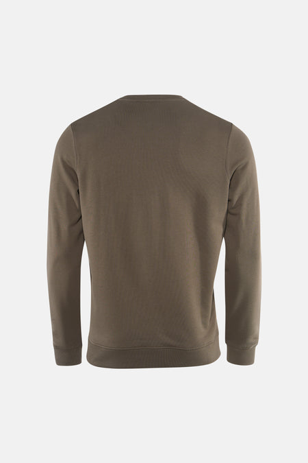 Sweat col O - kahki
