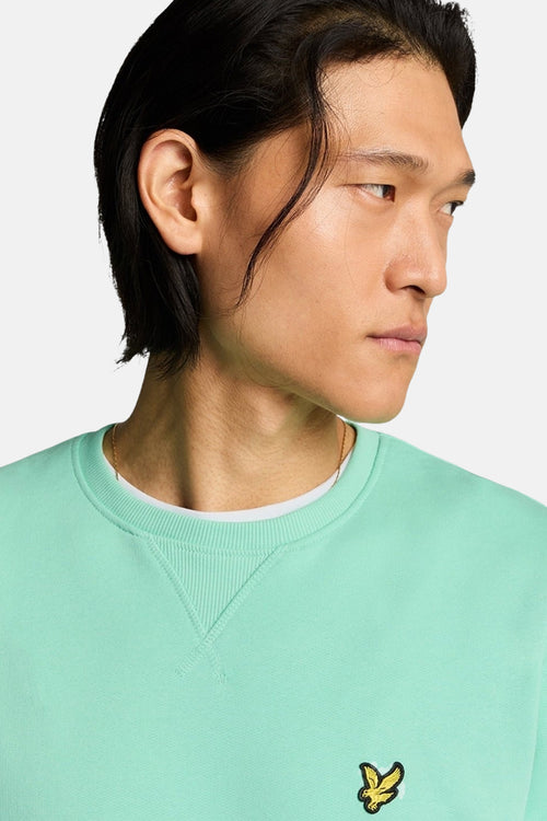 Sweat col rond Turquoise - LYLE & SCOTT