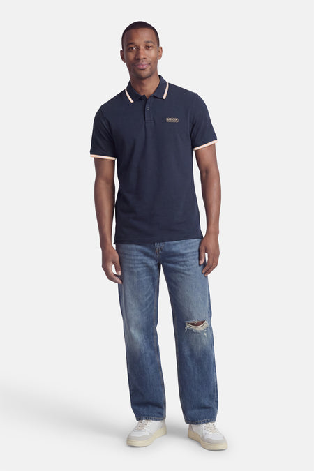 Polo met korte mouwen - blauw