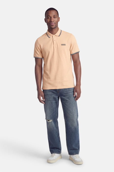 Polo met korte mouwen - peach