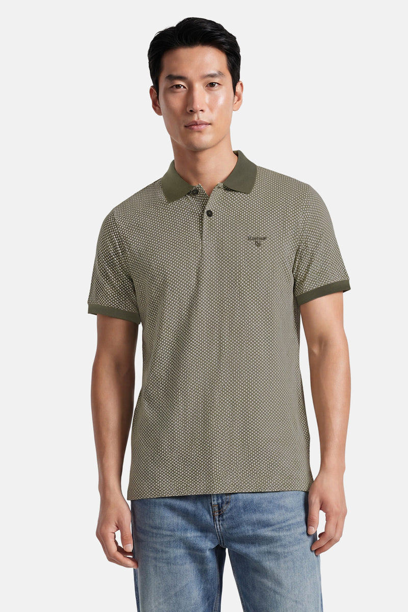 Polo met korte mouwen - olive